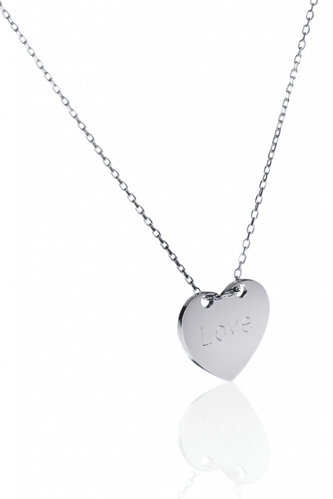 personalized heart necklace brussels, online jewelry store brussels