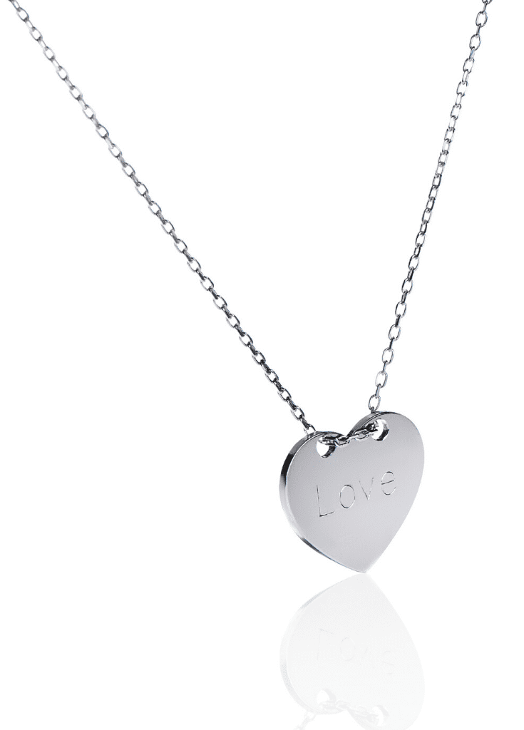 personalized heart necklace brussels, online jewelry store brussels