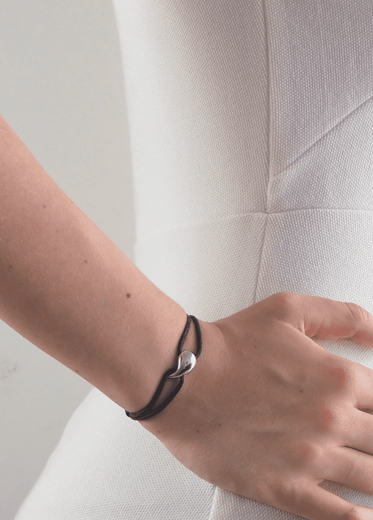 Bijoux argent femme bracelet goutte argent massif 925
